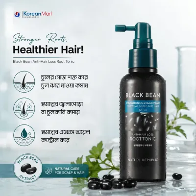 Nature Republic Black Bean Anti Hair Loss Root Tonic - 120ml